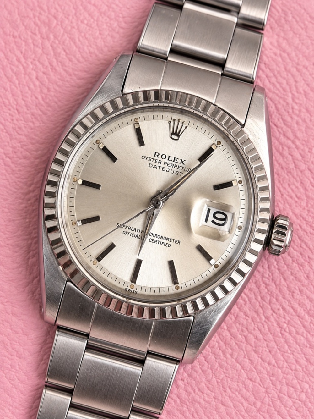 Vintage Rolex Datejust 36 Stainless Steel & 18k White Gold (Ref. 1601)